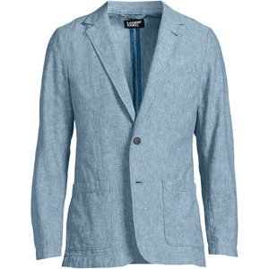 Lands' End Classic Clothing Legendary Men's Cotton Blazer, NWT